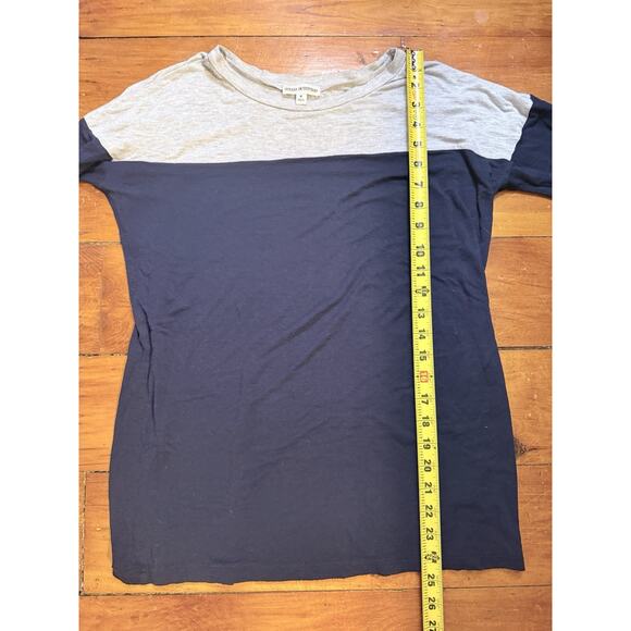 Zenana Outfitters Blue&Gray Long Sleeve Super Soft Tunic Top Size M - Picture 5 of 5